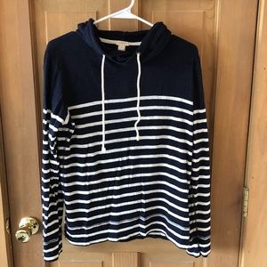 NWOT J Crew Striped Hoodie